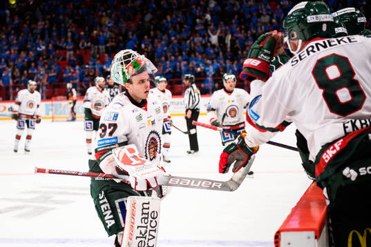 Frölundas målvakt Johan Gustafsson