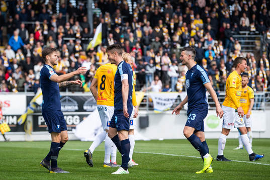 Malmö FFs Arnór Traustason, Markus Rosenberg ooch Marcus