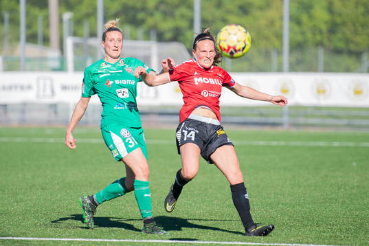 Rosengårds Anja Mittag och Limhamn Bunkeflos Erin Gunther