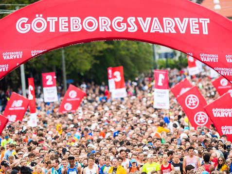Löpare vid starten