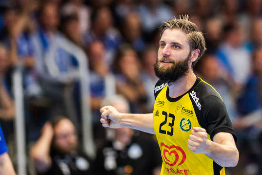 Sävehofs Viktor Ottosson jublar