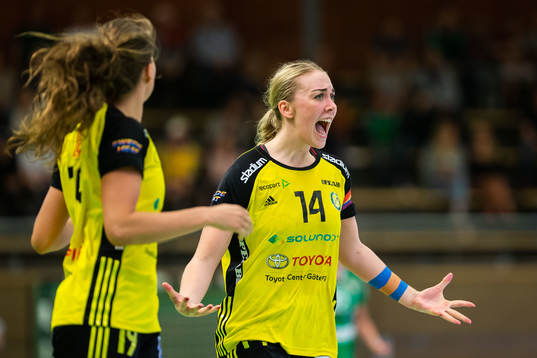 Sävehofs Linnea Pettersson jublar