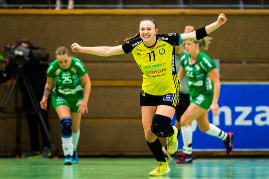 Sävehofs Amelia Lundbäck jublar