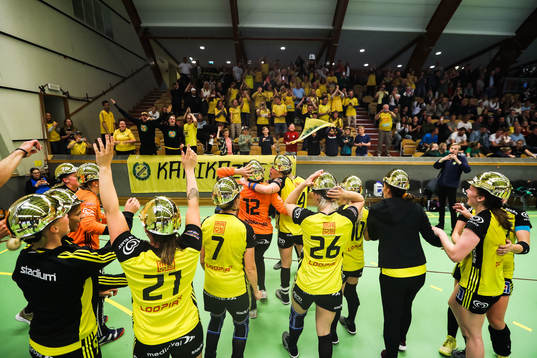 Sävehofs spelare jublar