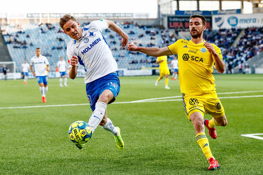 IFK Norrköpings Christoffer Nyman och Sundsvalls Juan Jose