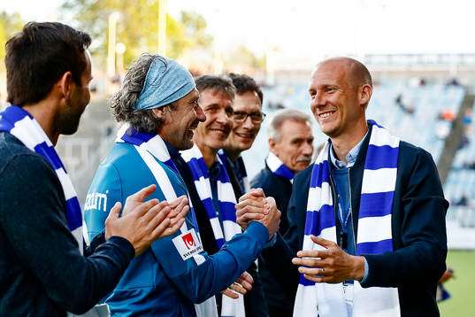 Andreas Johansson tidigare IFK Norrköping (firades