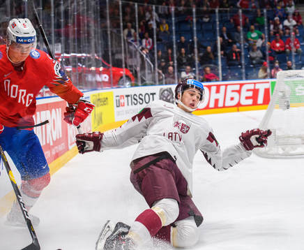 Erlend Lesund of Norway and Emils Gegeris of Latvia