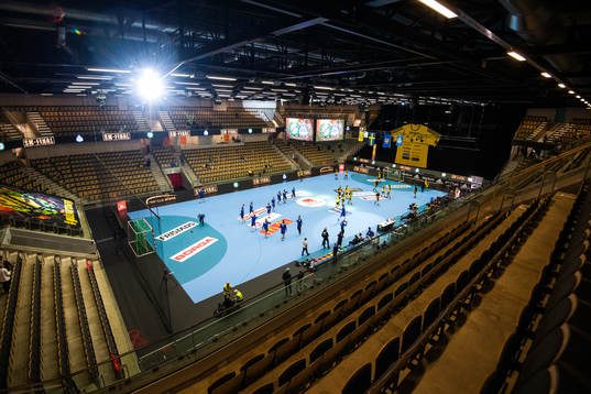 Generell interiör vy över Partille Arena