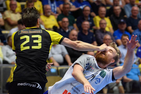 Sävehofs Viktor Ottosson och Alingsås Johan Nilsson