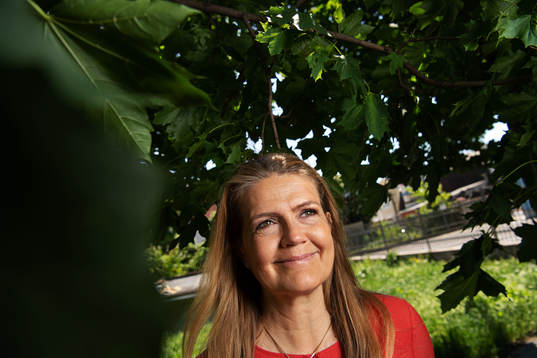 Marie Lehmann, programledare på SVT