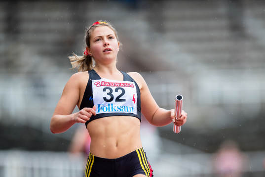 Isabella Ripsweden, Huddinge AIS vinner kvalet för F19