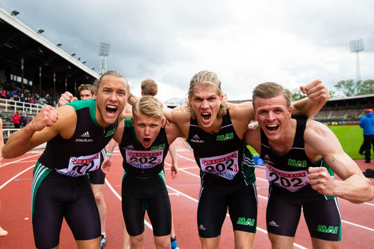 Anton Sigurdsson, Simon Martinsson, Douglas Hellbratt och