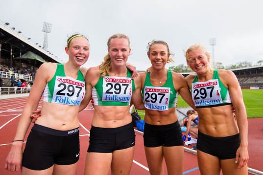 Claudia Payton, Denise Eriksson, Matilda Hellqvist och Lisa