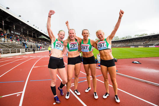 Claudia Payton, Denise Eriksson, Matilda Hellqvist och Lisa