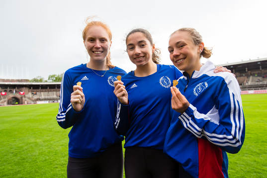 Emilia Lillemo, Helena Kolte och Linn Kaldéren, Täby IS