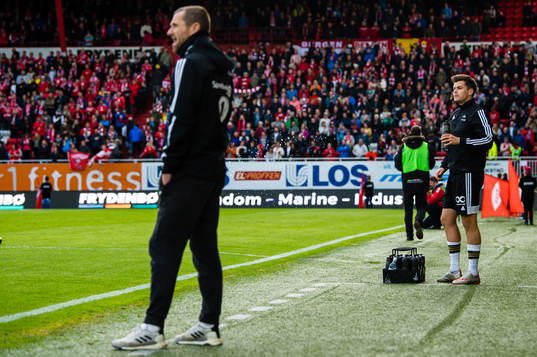Eirik Horneland, head coach of Rosenborg,  and Pål Andre