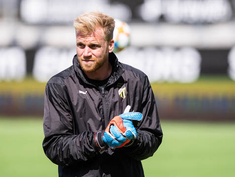 Målvakt Peter Abrahamsson