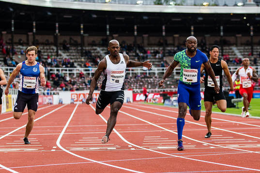 Churandy Martina wins men's 100m National