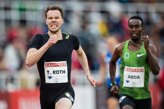 Thomas Roth of Norway wins men's 800m national