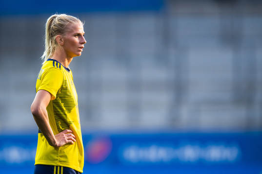 Sofia Jakobsson of Sweden looks dejected