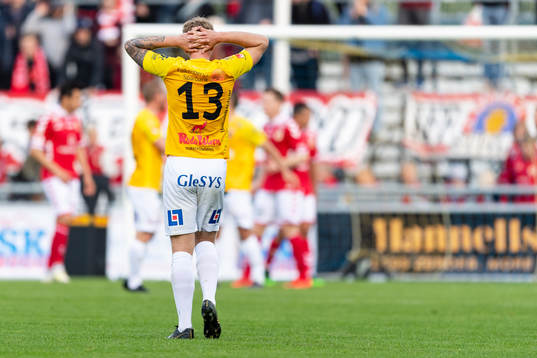 Falkenbergs Marcus Mathisen deppar