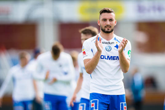 IFK Norrköpings Sead Haksabanovic tackar fansen