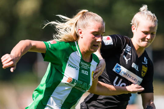 Hammarbys Louise Lillbäck och Umeås Nikolina Lundin
