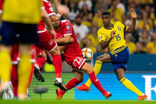 Alexander Isak of Sweden