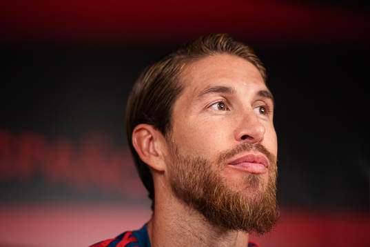 Sergio Ramos of the Spanish national football team