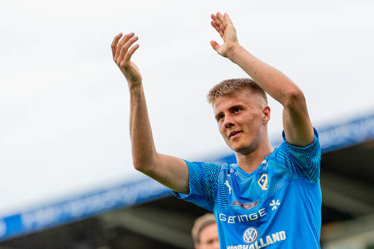 Halmstads Erik Ahlstrand jublar