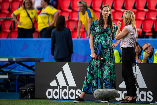 Lotta Schelin and Frida Nordstrand
