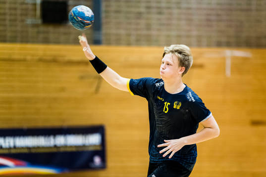 under handbollsmatchen mellan Sverige och Schweiz i