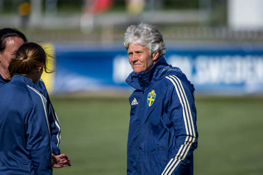 Sveriges förbundskapten Pia Sundhage