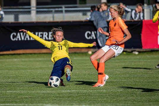 Sveriges Matilda Vinberg och Nederländernas Like de With