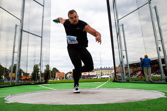 Matt Denny, Australien, deltar i diskus