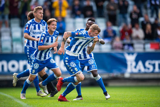 IFK Göteborgs Sebastian Eriksson jublar