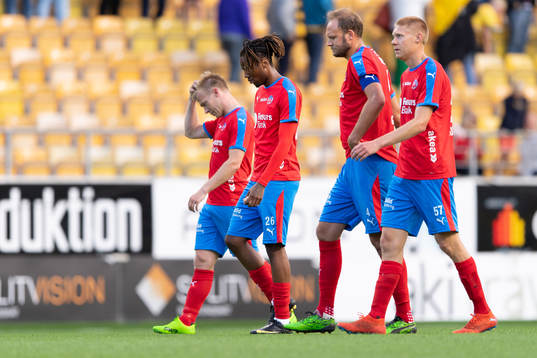 Helsingborgs spelare deppar