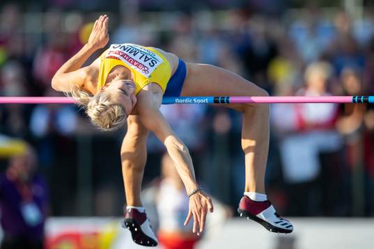 Bianca Salming of Sweden looks