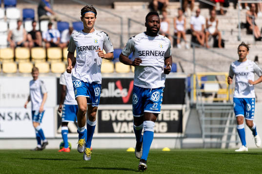 IFK Göteborgs Rasmus Wikström före fotbollsmatchen i
