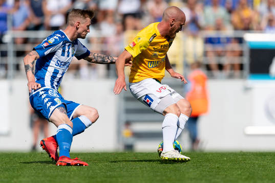 IFK Göteborgs Sebastian Eriksson och Falkenbergs
