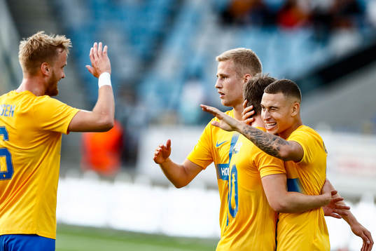 IFK Norrköpings players celebrate
