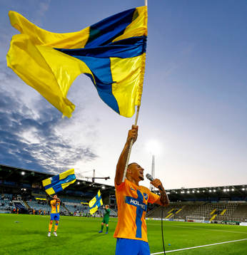 Jordan Larsson of IFK Norrköping celebrates