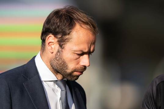 Head coach Andreas Alm of Häcken looks dejected