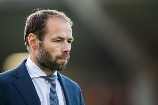 Head coach Andreas Alm of Häcken looks dejected