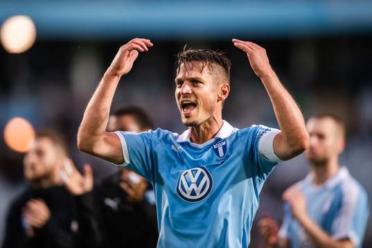 Markus Rosenberg of Malmö FF celebrates