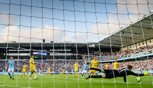 Goalkeeper Grega Sorcan of Domzale makes a save