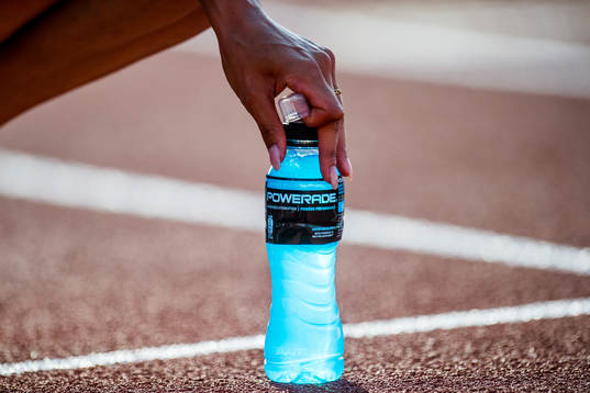 A bottle of energy drink