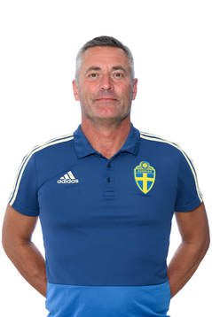 Målvaktstränare Mats Larsson i P15-landslaget