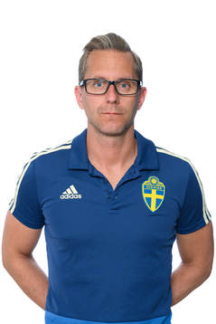 Förbundskapten Christofer Augustsson i P15-landslaget