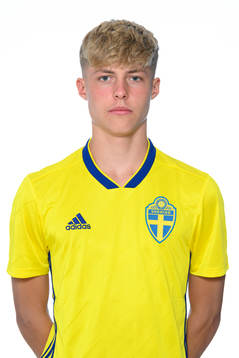 Lukas Björklund i P15-landslaget
